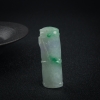 天然糯冰种春带彩翡翠节节高升吊坠-红掌柜