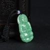 豆绿翡翠观音吊坠-红掌柜