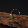 天然豆绿翡翠戒指-红掌柜