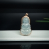 18k糯冰种翡翠观音吊坠-红掌柜