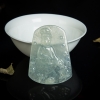 缅甸天然糯冰种翡翠观音吊坠-红掌柜