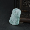 糯种翡翠瑞兽吊坠-红掌柜