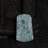 糯冰种飘花翡翠辰龙吊坠-红掌柜