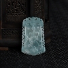 糯冰种飘花翡翠辰龙吊坠-红掌柜
