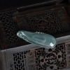 缅甸天然糯冰种翡翠福瓜吊坠-红掌柜