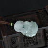 糯种飘花翡翠吊坠-红掌柜