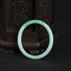 缅甸天然糯种飘翠翡翠贵妃镯-红掌柜