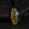 缅甸天然糯种俏色翡翠大展宏图吊坠-红掌柜