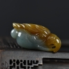 缅甸天然糯种俏色翡翠吊坠-红掌柜