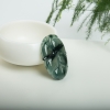 天然糯种飘花翡翠金枝玉叶吊坠-红掌柜