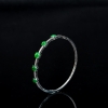 糯冰种翠绿翡翠手镯-红掌柜