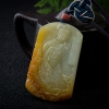 天然缅甸糯种黄翡吊坠套装-红掌柜