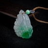缅甸翡翠白菜吊坠-红掌柜