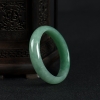天然豆种豆绿翡翠手镯-红掌柜