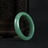 天然豆种豆绿翡翠手镯-红掌柜