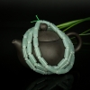 糯冰种灰绿翡翠手串-红掌柜