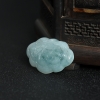 缅甸糯种飘花翡翠福吊坠-红掌柜