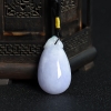 缅甸天然糯种浅紫色翡翠福瓜吊坠-红掌柜