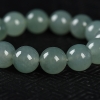 缅甸糯种灰绿翡翠单圈手串-红掌柜
