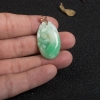 天然豆种飘翠翡翠如意吊坠-红掌柜
