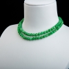 缅甸天然糯种翡翠项链-红掌柜