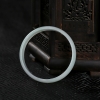 缅甸天然浅绿俏色翡翠手镯-红掌柜