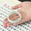 豆种翡翠手镯-红掌柜