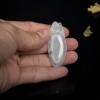 缅甸糯冰种飘花翡翠福寿吊坠-红掌柜