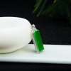 18K天然缅甸冰种翠绿翡翠吊坠-红掌柜