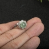 天然缅甸糯冰种浅绿翡翠戒指-红掌柜
