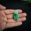 天然糯种飘翠翡翠福寿吊坠-红掌柜