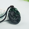天然缅甸蓝水翡翠国宝吊坠-红掌柜