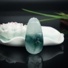糯冰种飘花天然翡翠节节高升吊坠-红掌柜
