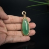 18k天然糯冰种飘翠翡翠福瓜吊坠-红掌柜