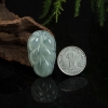 天然缅甸糯冰种蓝绿翡翠金枝玉叶吊坠-红掌柜