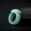 天然缅甸翡翠戒指-红掌柜