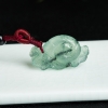 糯冰种飘花翡翠蜗牛吊坠-红掌柜