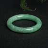 53.5mm天然缅甸豆种翡翠圆镯-红掌柜