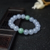 糯冰种浅紫色翡翠单圈手串-红掌柜