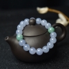 天然糯冰种翡翠单圈手串-红掌柜
