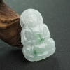 天然翡翠观音吊坠-红掌柜