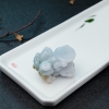 缅甸天然俏色翡翠貔貅吊坠-红掌柜
