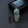 糯冰种翡翠连生贵子吊坠-红掌柜