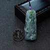 糯冰种翡翠竹节吊坠-红掌柜