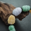 天然翡翠罗汉头手串-红掌柜