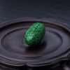 缅甸天然干青种翡翠吊坠-红掌柜