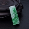 缅甸花青种翡翠凤凰吊坠-红掌柜