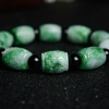 飘翠翡翠桶珠单圈手串-红掌柜