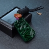 干青种翡翠吊坠-红掌柜