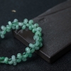 缅甸天然糯种翡翠平安扣手链-红掌柜